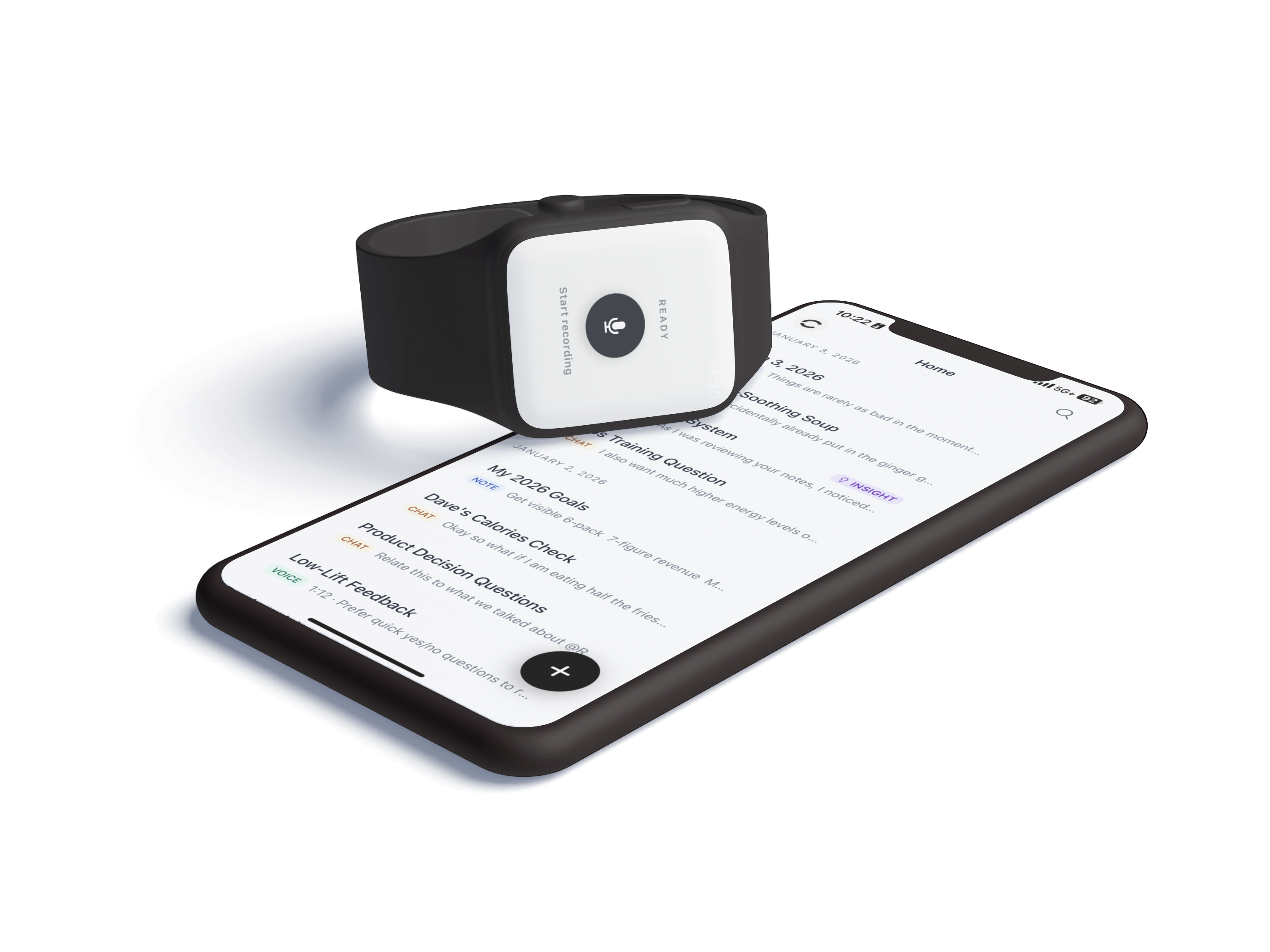 Clarido on iPhone and Apple Watch